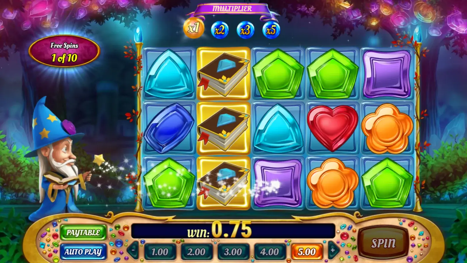 Theme of the The Cash Wizard Slot Machine