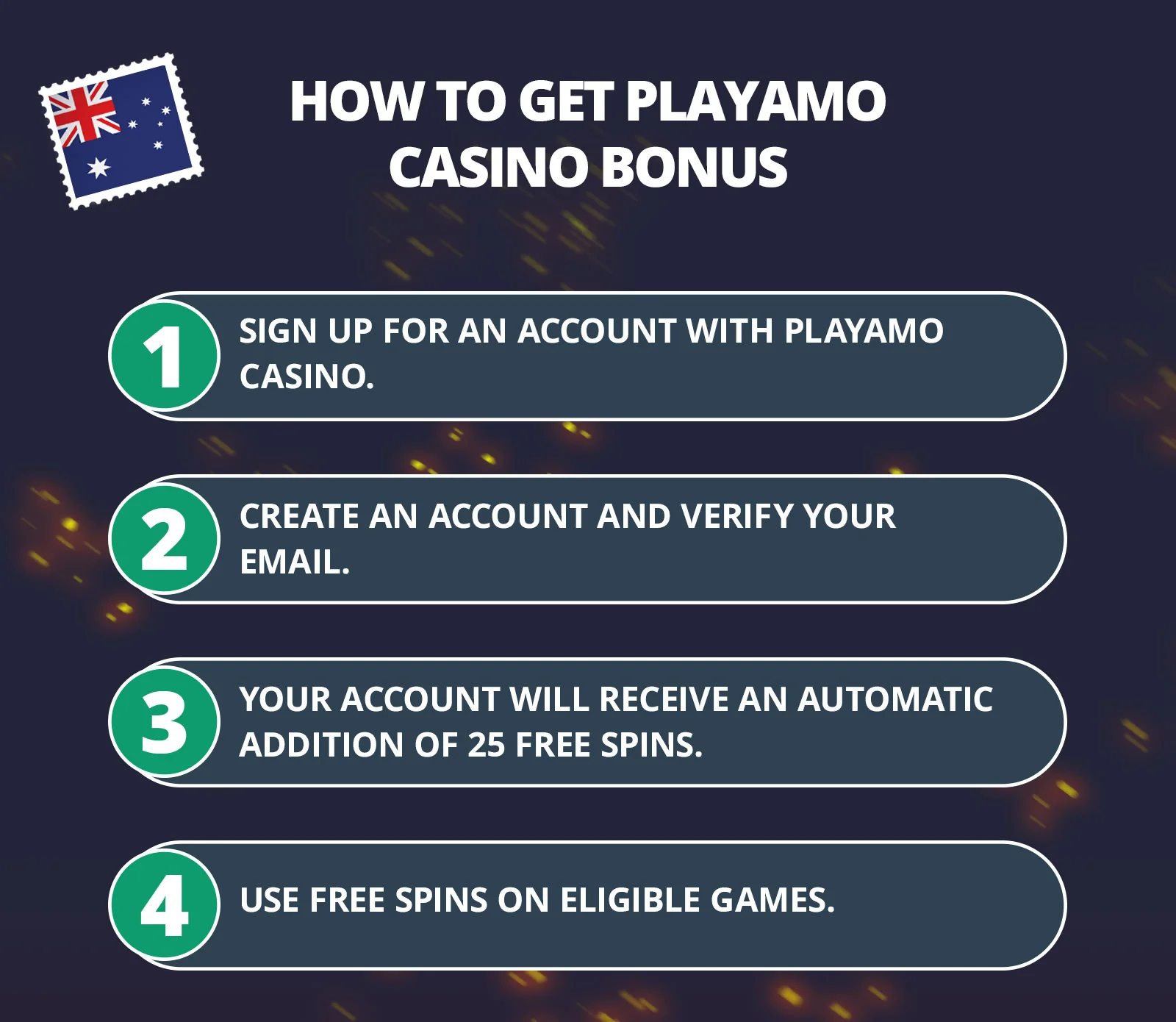 How To Get Playamo Casino Bonus