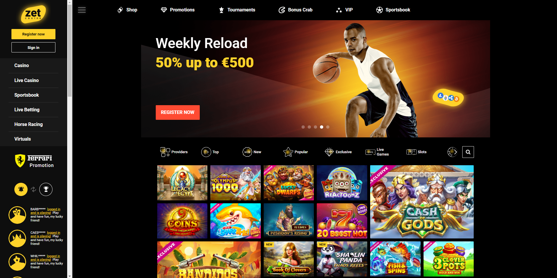 Zet casino