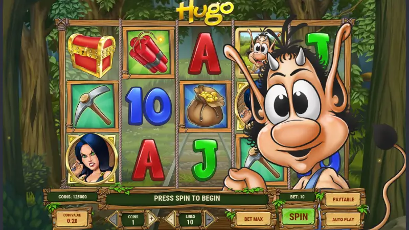 Hugo kostenlos spielen