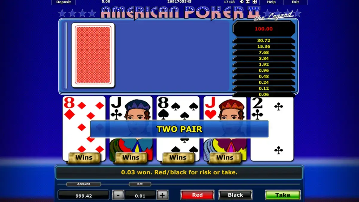 American Poker 2 gratis spielen