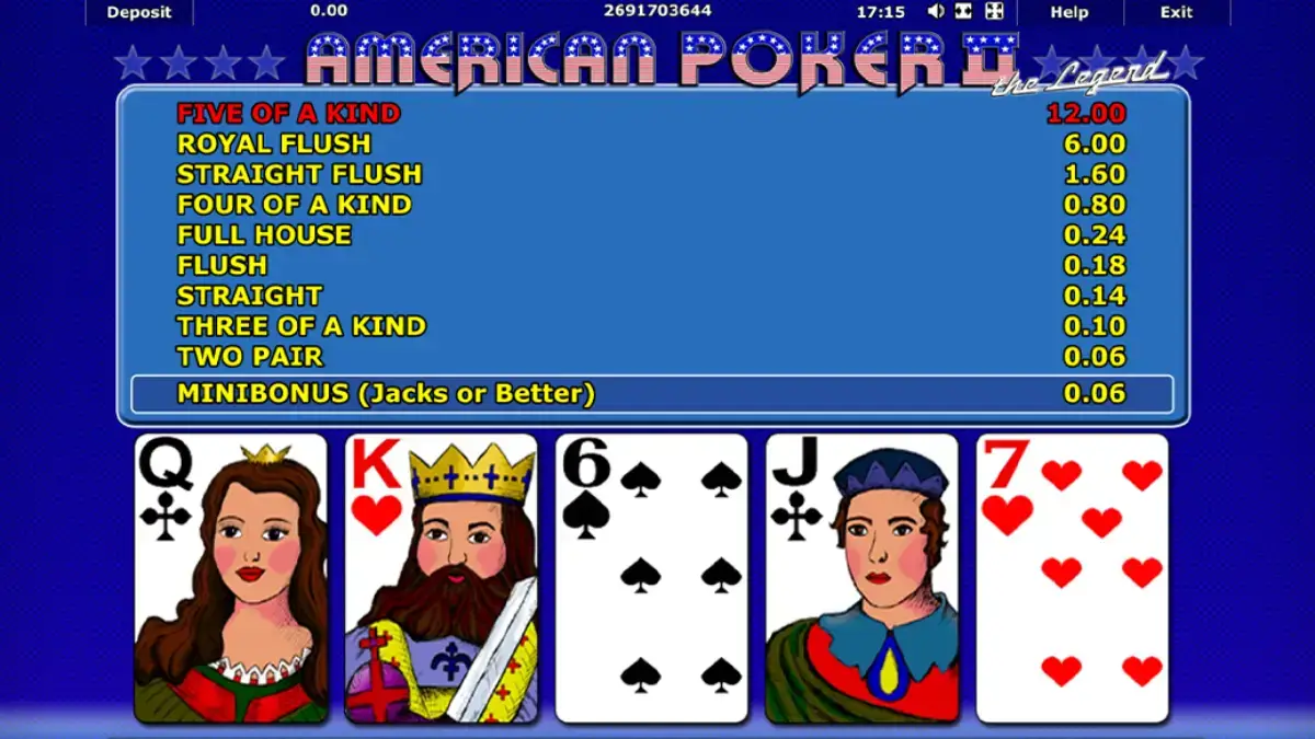 American Poker 2 kostenlos spielen