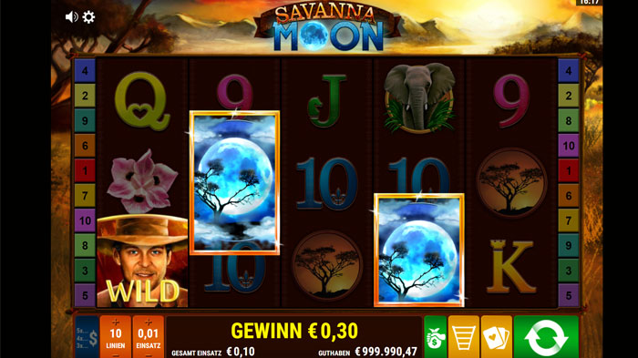 Savanna Moon spielen gratis Savanna Moon spielen mit Scatter Symbol