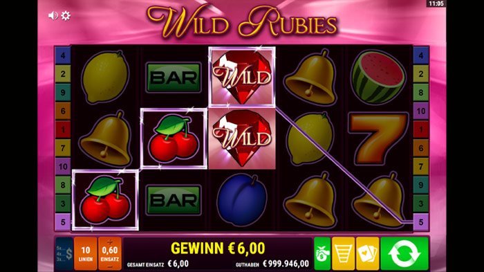 Wild Rubies spielen kostenlos