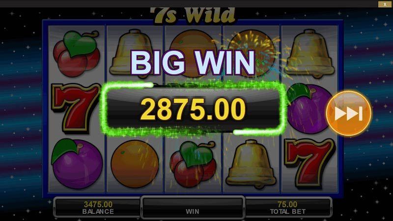 7s wild big win 7s Wild big win